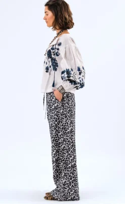 Lollys Laundry Bukser - Liam - Leopard Print