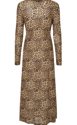 Lollys Laundry Kjole - Logan Maxi - Leopard Print