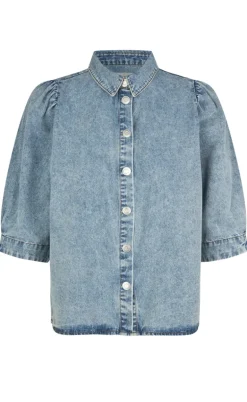 Lollys Laundry Skjorte - Bono - Washed Denim