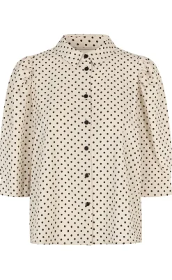 Lollys Laundry Skjorte - Bono - Creme