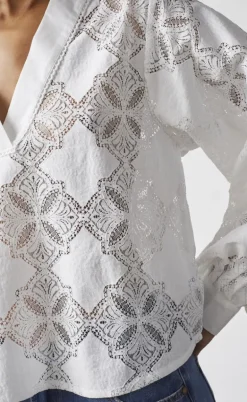 Love & Divine Bluse - Love1307 - Cream Lace