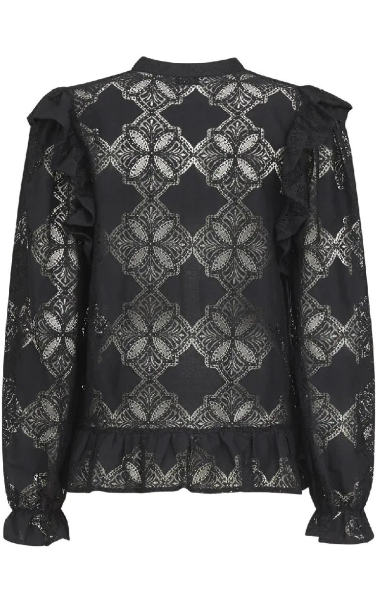 Love & Divine Bluse - Love1234 - Black Lace