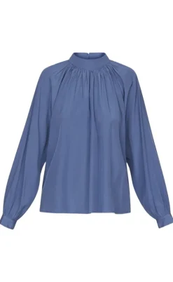 Love & Divine Bluse - Love1201 - Mid Blue