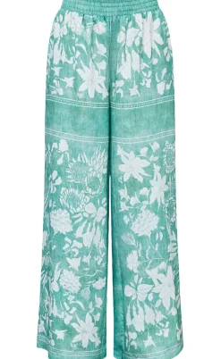 Love & Divine Bukser - Love1176-4 - Green Flower