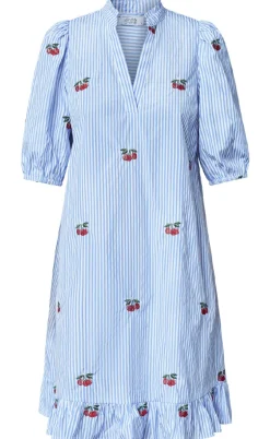Love & Divine Kjole - Love1385 - Blue/Cherry