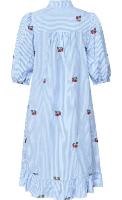 Love & Divine Kjole - Love1385 - Blue/Cherry