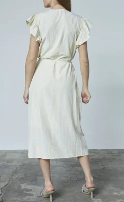 Love & Divine Kjole - Love1383 - Baby Pink/Stripe