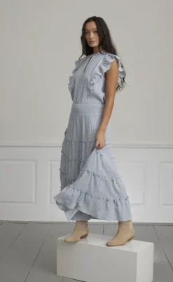 Love & Divine Nederdel - Love1326 - Blue/White Stripe