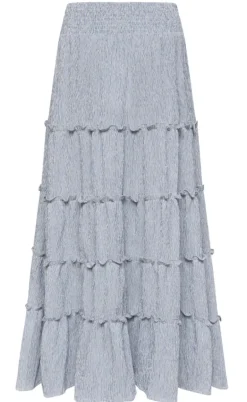 Love & Divine Nederdel - Love1326 - Blue/White Stripe
