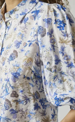 Love & Divine Skjorte - Love436-14 - Blue Flower