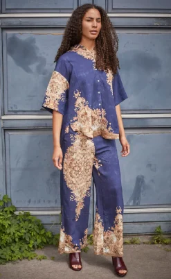 Love & Divine Skjorte - Love971-12 - Navy/Paisley