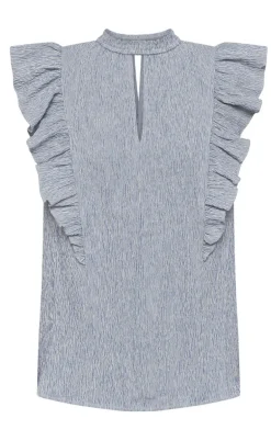 Love & Divine Top - Love1327 - Blue/White Stripe