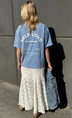 Love & Divine T-shirt - Love1303-2 - Blue Wash