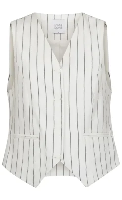 Love & Divine Vest - Love1044-1 - Cream/Black