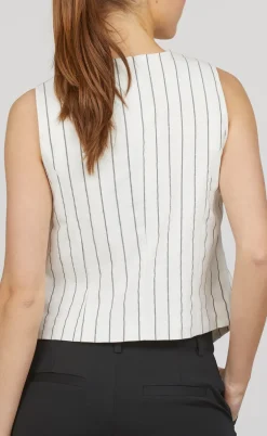 Love & Divine Vest - Love1044-1 - Cream/Black