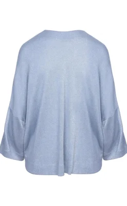 Luxzuz Cardigan - Juliana - Silver Blue