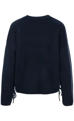 Luxzuz Striktrøje - Albertine - Navy Blue