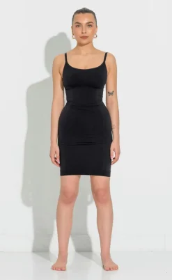 Lykkeland Ateliér Kjole - Slip - Black
