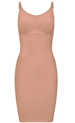 Lykkeland Ateliér Kjole - Slip - Tan
