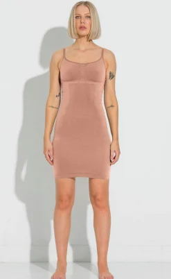 Lykkeland Ateliér Kjole - Slip - Tan