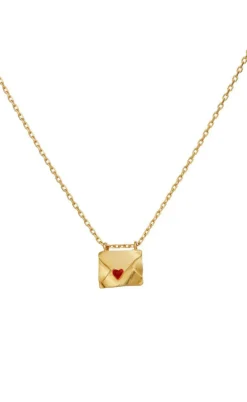 Maanesten Halskæde - With Love - Gold Colour