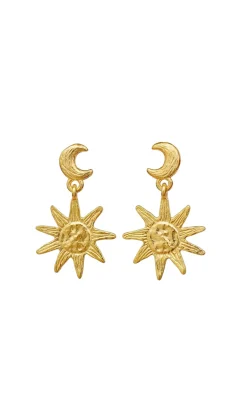 Maanesten Øreinge - Cyra - Gold Colour