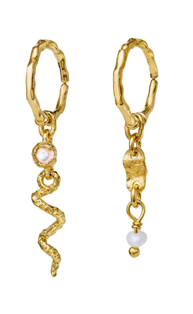 Maanesten Øreringe - Evelyn - Gold Colour