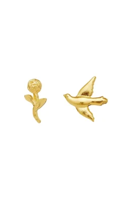 Maanesten Øreringe - Kiti - Gold Colour