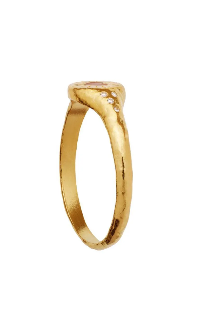 Maanesten Ring - Hayali - Gold Colour
