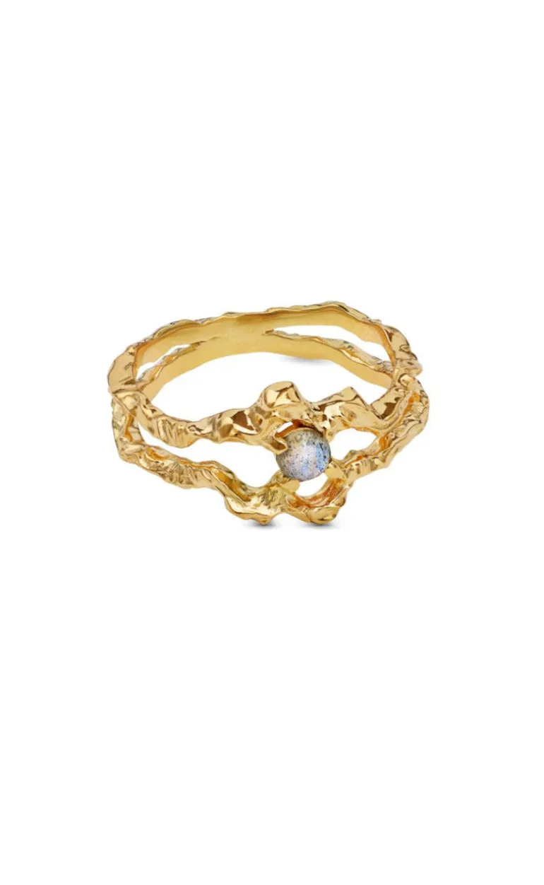 Maanesten Ring - Shelly - Gold Colour