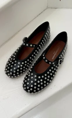 Marta Du Chateau Ballerina - Rhinestone - Black