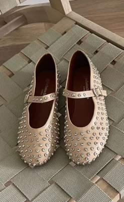 Marta Du Chateau Ballerina - Rhinestone - Beige
