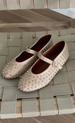 Marta Du Chateau Ballerina - Rhinestone - Beige