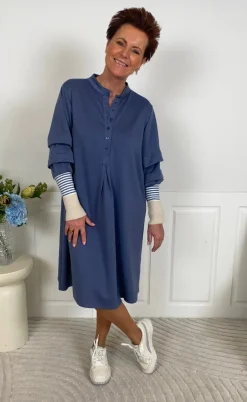 Marta Du Chateau Kjole - Cybele - Jeans Blue