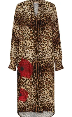 Marta Du Chateau Kjole - Eloise Dress - Moro Red Flower