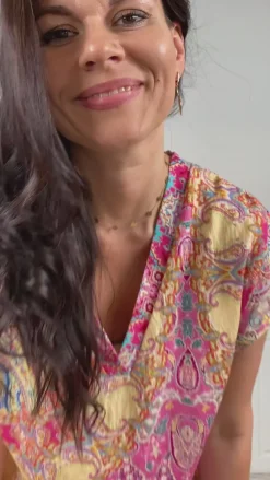 Marta Du Chateau Kjole - Havanna - Fuxia