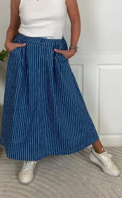 Marta Du Chateau Nederdel - Emeline - Medium Blue