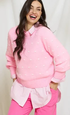 Marta Du Chateau Strik - Alisee - Pink/Bianco