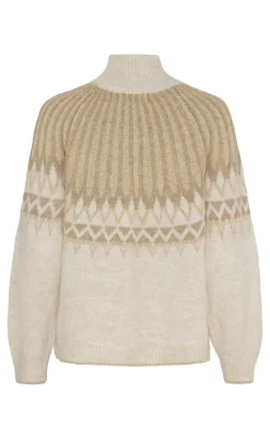 Marta Du Chateau Striktrøje - Gaelle - Beige