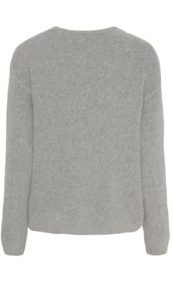 Marta Du Chateau Striktrøje - Kiki - Light Grey