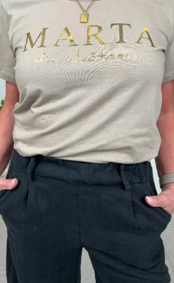 Marta Du Chateau T-shirt - Jeanette - Sand