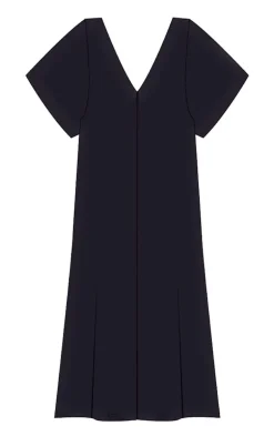 Moves Kjole - Siah Midi - Black