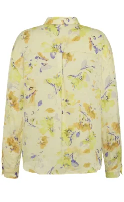 Moves Skjorte - Lenora - Pastel Yellow