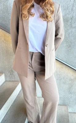 Neo Noir Blazer - Avery Suit - Dusty Brown