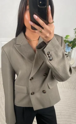 Neo Noir Blazer - Conan Structure - Khaki