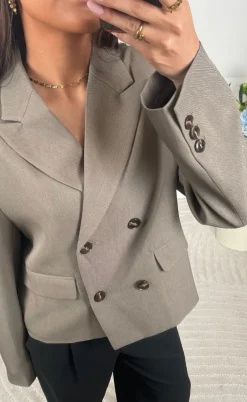 Neo Noir Blazer - Conan Structure - Khaki