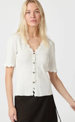 Neo Noir Bluse - Larifa Stitch - White