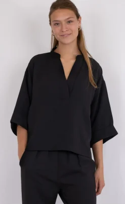 Neo Noir Bluse  - Luma - Black