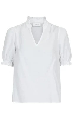Neo Noir Bluse - Odesa Linen - White