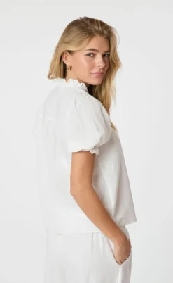 Neo Noir Bluse - Odesa Linen - White